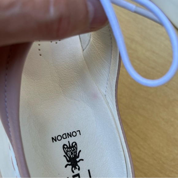 Fly London Dare520Fly Platform Wedge Leather Sandals In Nude Sz 38EU/7.5-8 US - Picture 16 of 16